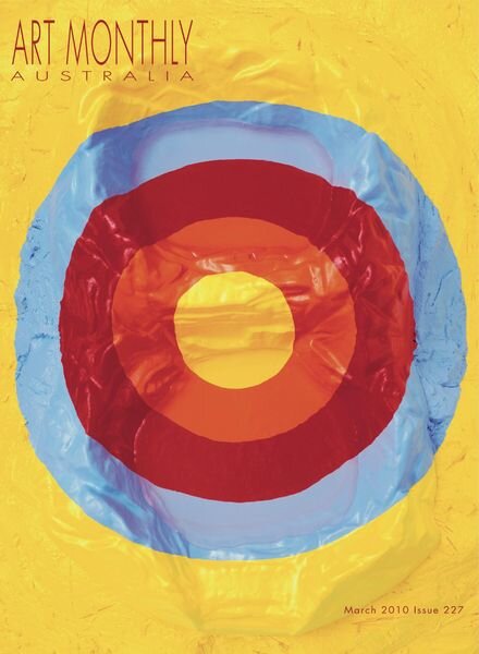 Art Monthly Australasia – Issue 227 Cover