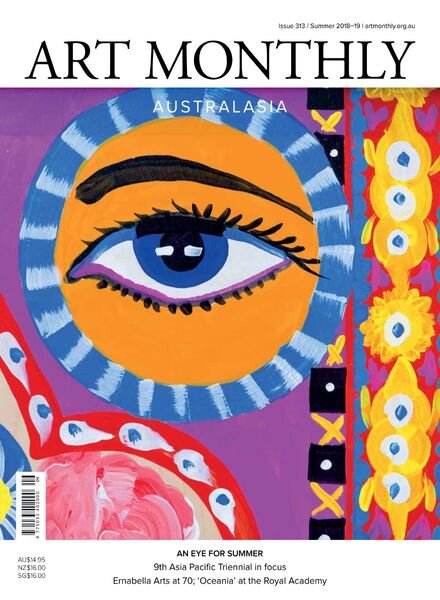 Art Monthly Australasia – Issue 313 Cover