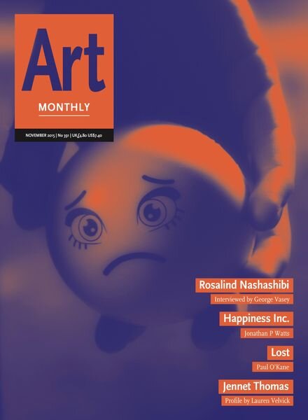 Art Monthly – November 2015 Cover