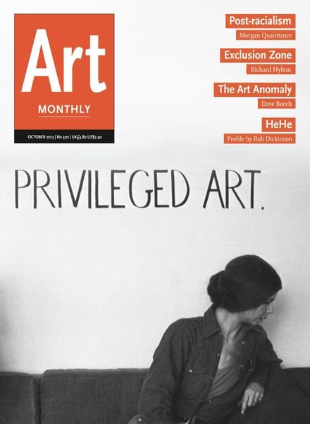 Art Monthly – October 2013 Cover