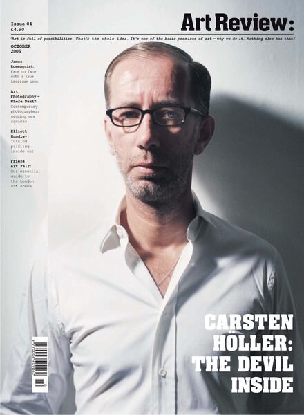 ArtReview – October 2006 Cover