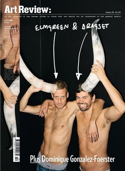 ArtReview – October 2008 Cover