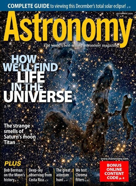 Astronomy – September 2020 Cover