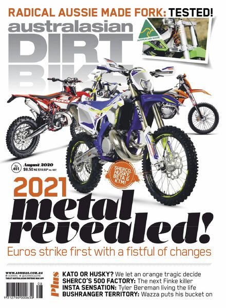 Australasian Dirt Bike – August 2020 Cover