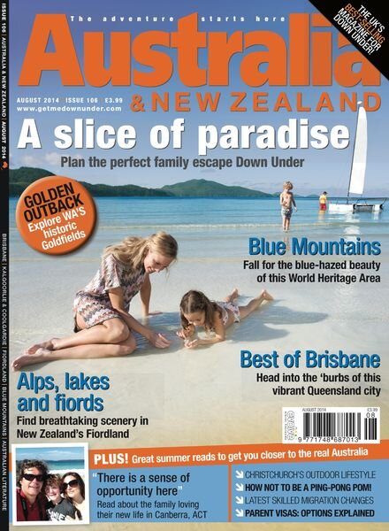 Australia & New Zealand – August 2014 Cover
