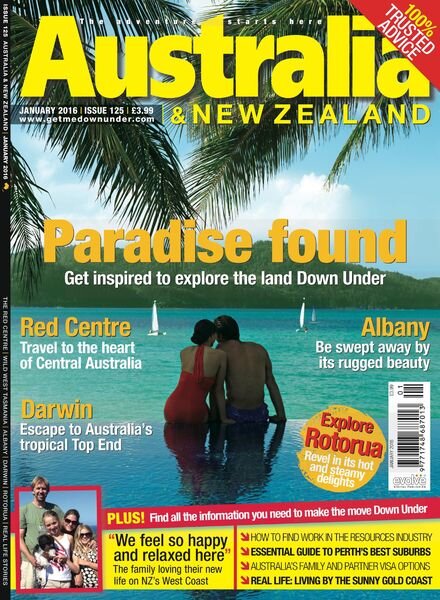 Australia & New Zealand – January 2016 Cover