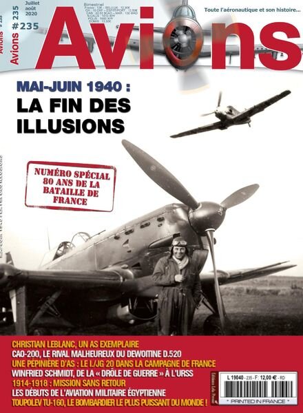 Avions – Juillet-Aout 2020 Cover