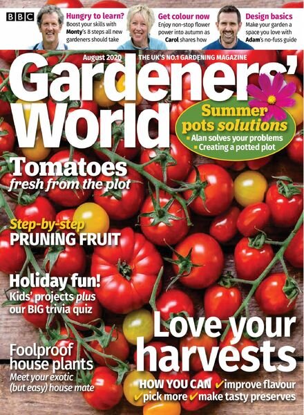 BBC Gardeners’ World – August 2020 Cover
