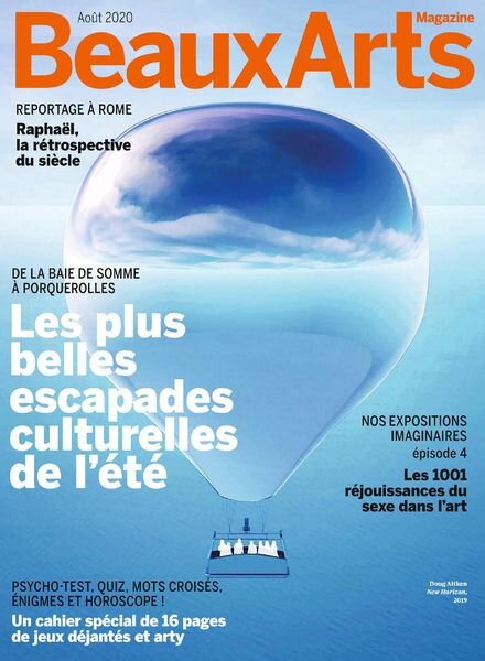 Beaux Arts – Aout 2020 Cover