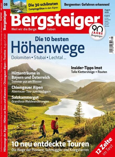 Bergsteiger – August 2020 Cover