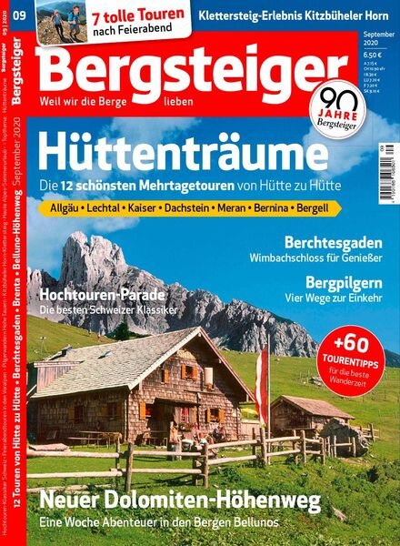 Bergsteiger – September 2020 Cover