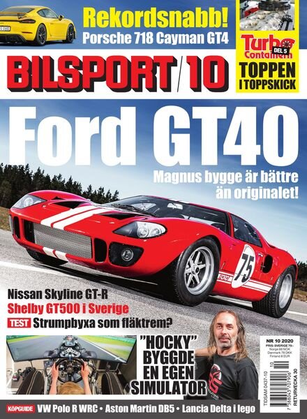 Bilsport – 02 juli 2020 Cover