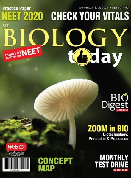 Biology Today – July 2020 Cover