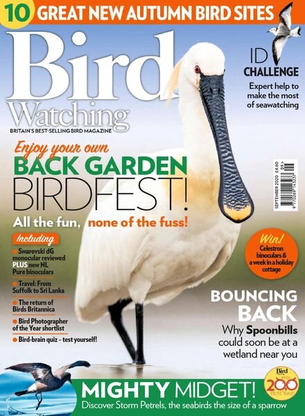 Bird Watching UK – September 2020 Cover