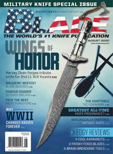 Blade – August 2020 Cover