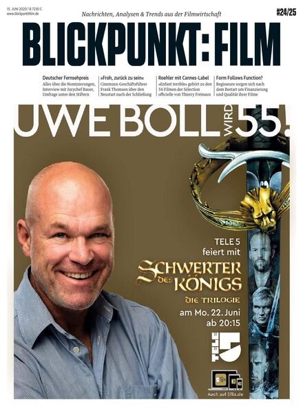 Blickpunkt Film – 15 Juni 2020 Cover