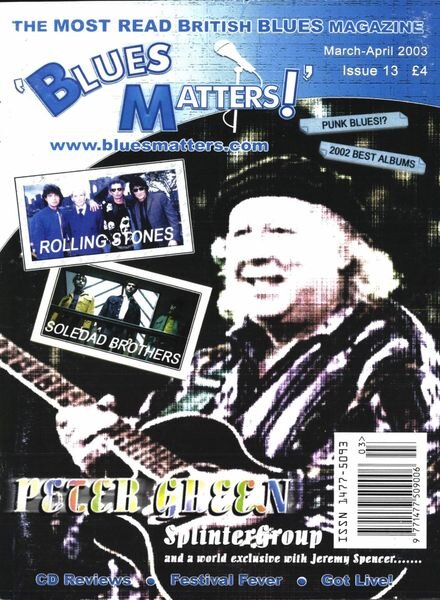 Blues Matters! – Issue 13 Cover