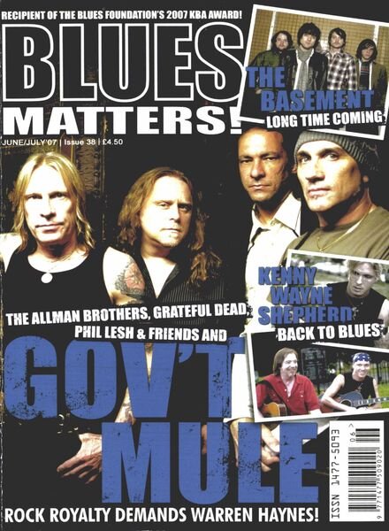 Blues Matters! – Issue 38 Cover