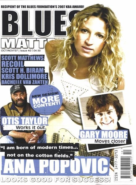 Blues Matters! – Issue 40 Cover