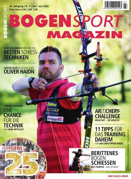 Bogensport Magazin – Juni-Juli 2020 Cover