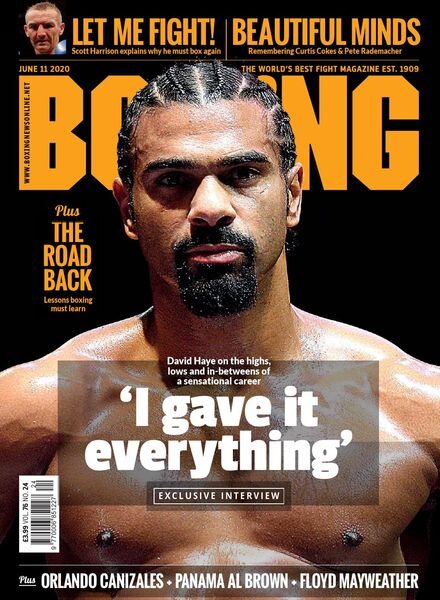 Boxing News – 11 June 2020 Cover