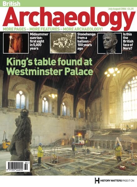 British Archaeology – July-August 2006 Cover