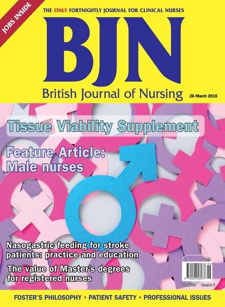 British Journal of Nursing – 26 March 2015 Cover