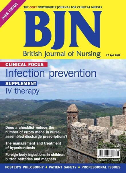 British Journal of Nursing – 27 April 2017 Cover