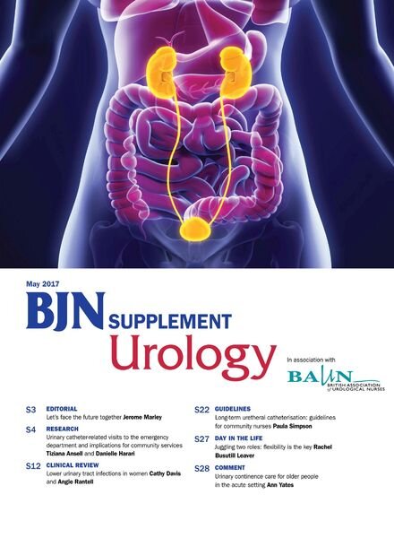 British Journal of Nursing – Urology Supplement Cover