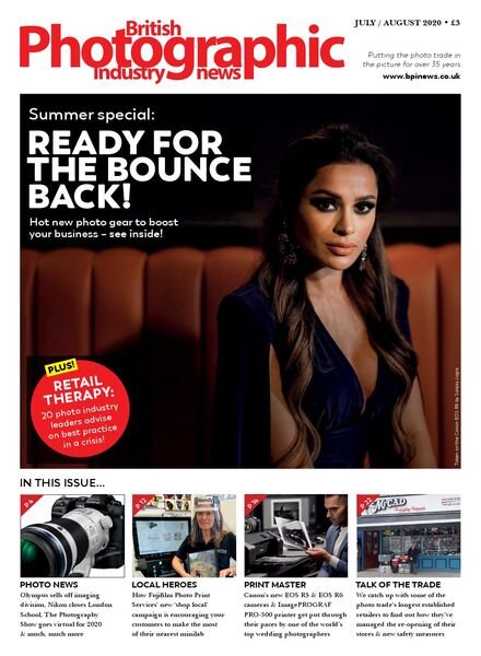 British Photographic Industry News – July-August 2020 Cover