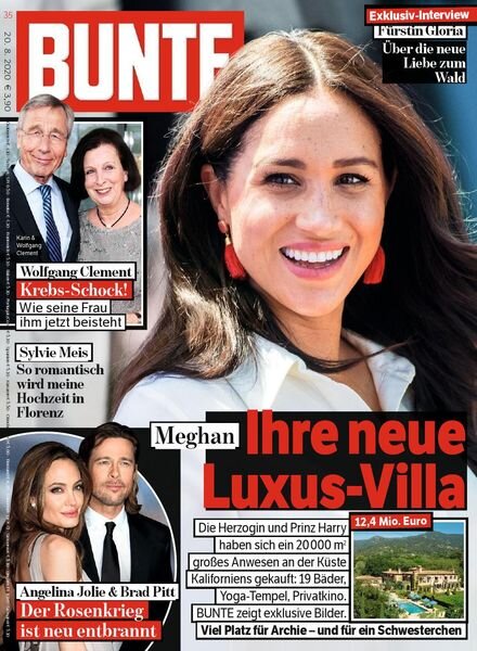 Bunte – 20 August 2020 Cover