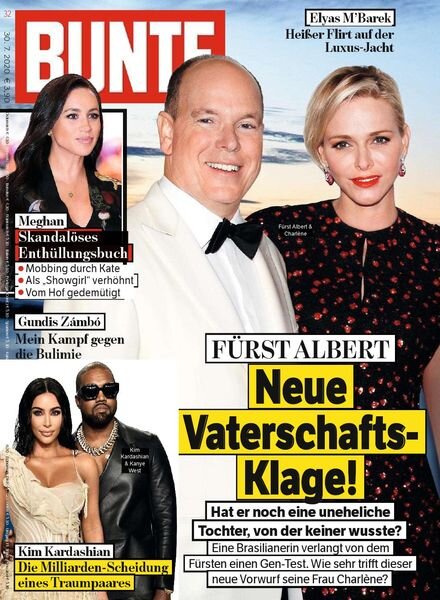 Bunte – 30 Juli 2020 Cover