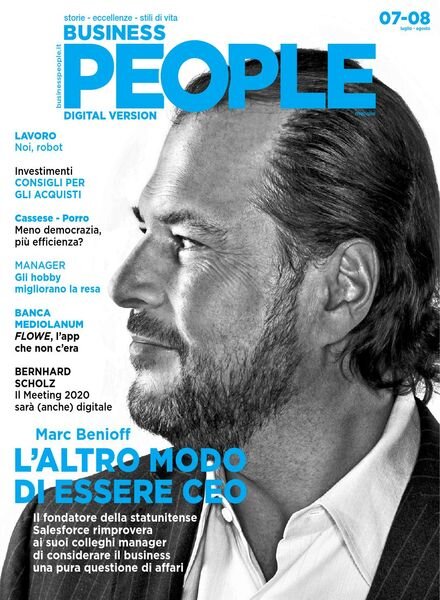 Business People – Luglio-Agosto 2020 Cover