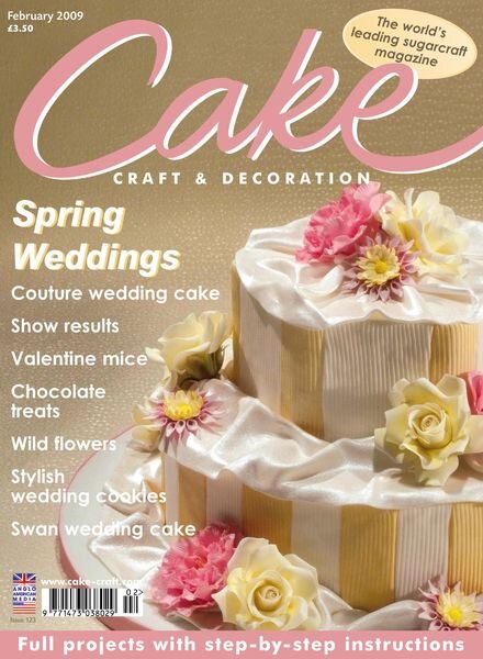 Cake Decoration & Sugarcraft – February 2009 Cover