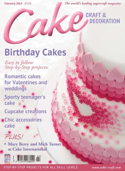 Cake Decoration & Sugarcraft – February 2014 Cover