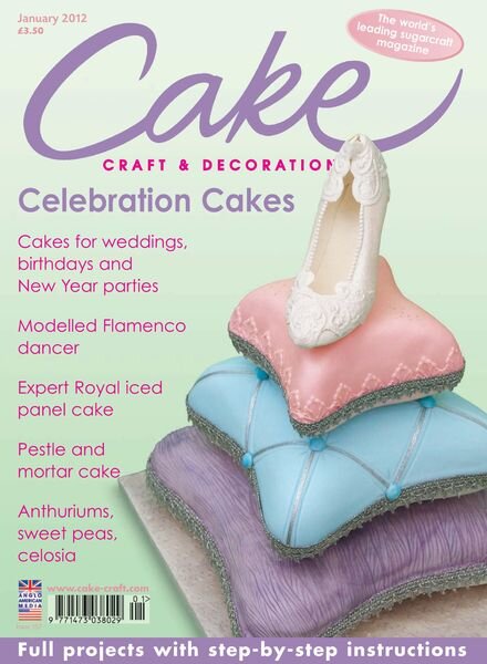 Cake Decoration & Sugarcraft – January 2012 Cover