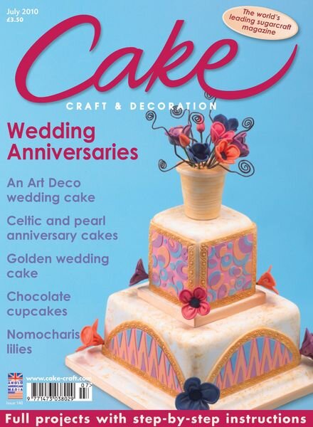 Cake Decoration & Sugarcraft – July 2010 Cover