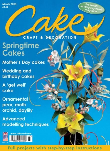Cake Decoration & Sugarcraft – March 2010 Cover
