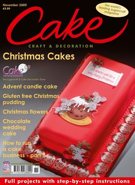 Cake Decoration & Sugarcraft – November 2009 Cover