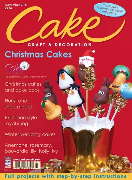Cake Decoration & Sugarcraft – November 2011 Cover