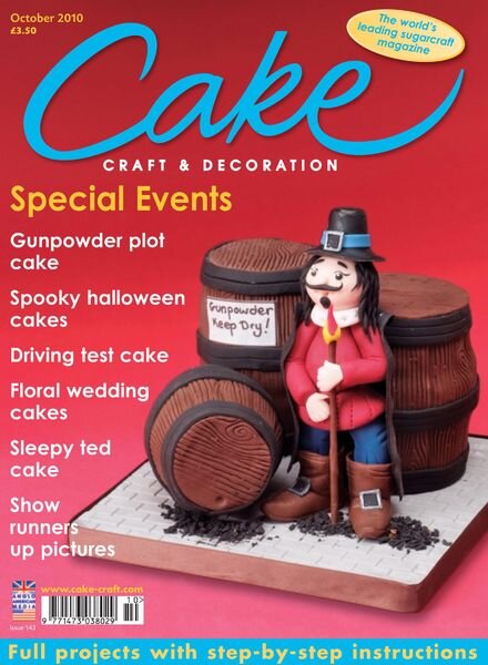 Cake Decoration & Sugarcraft – October 2010 Cover