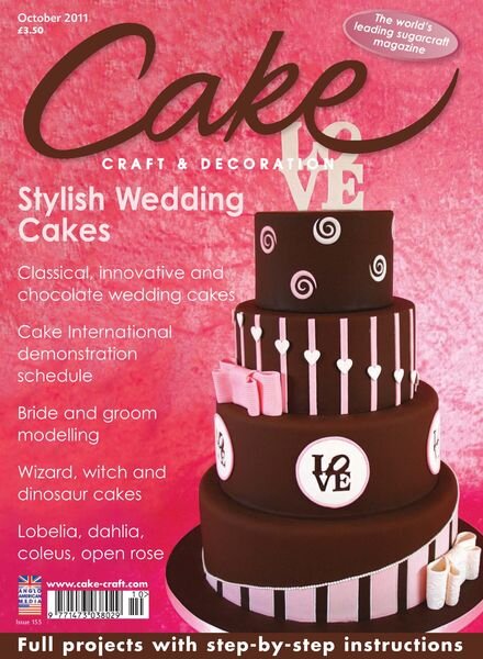 Cake Decoration & Sugarcraft – October 2011 Cover