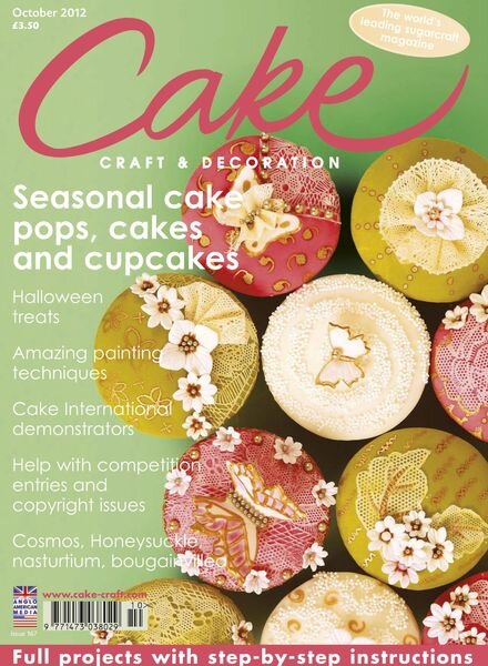 Cake Decoration & Sugarcraft – October 2012 Cover