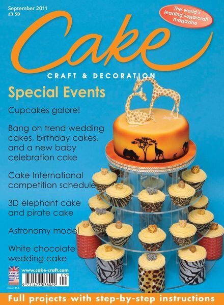 Cake Decoration & Sugarcraft – September 2011 Cover
