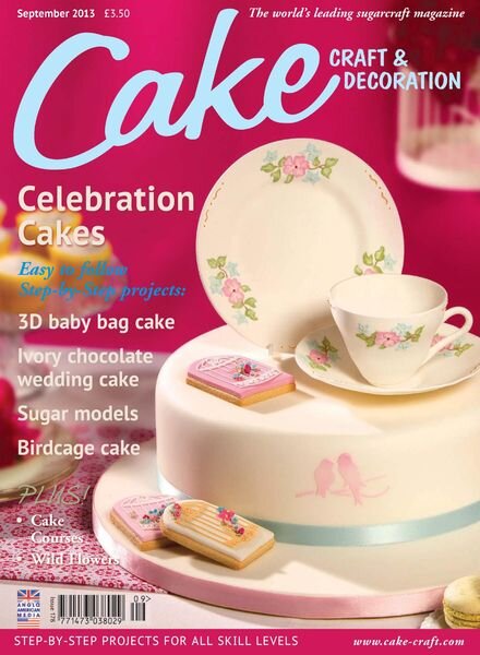 Cake Decoration & Sugarcraft – September 2013 Cover
