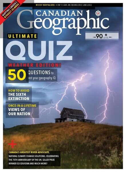 Canadian Geographic – September-October 2020 Cover