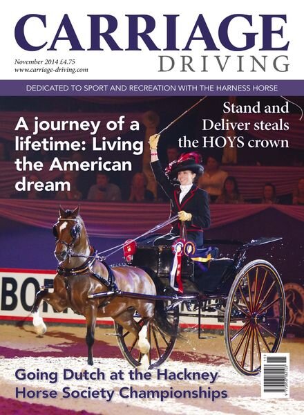 Carriage Driving – November 2014 Cover