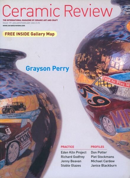 Ceramic Review – January- February 2003 Cover