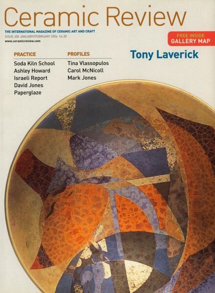 Ceramic Review – January- February 2004 Cover