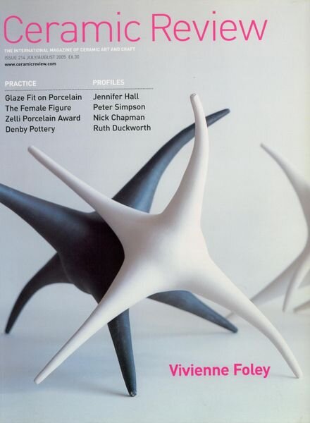 Ceramic Review – July- August 2005 Cover